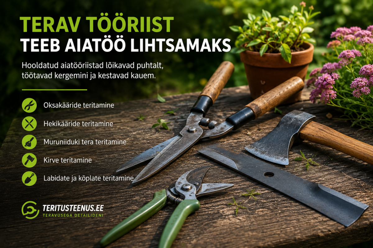 aiatööriistade teritus
